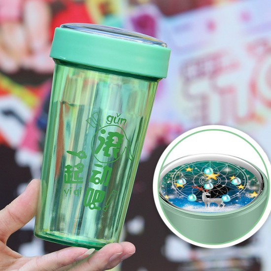 益智滾珠隨手杯 創意圓珠塑膠隨手杯 學生水壺 杯子