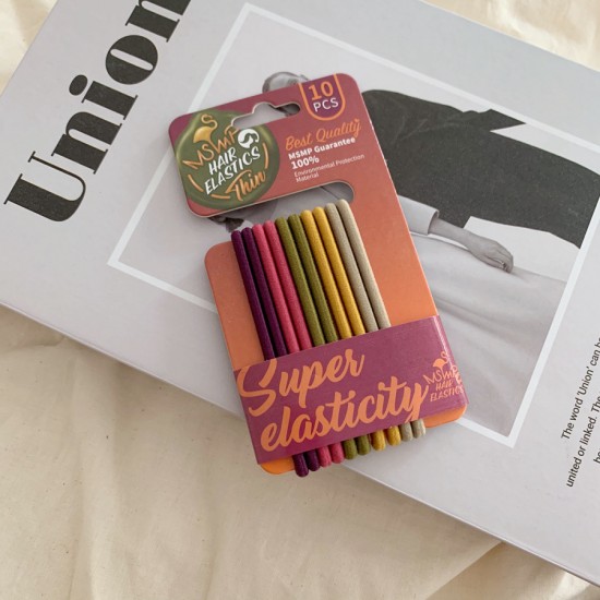 百搭彈力髮圈 創意多色髮圈 簡約馬尾髮圈 女孩必備髮飾