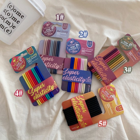 百搭彈力髮圈 創意多色髮圈 簡約馬尾髮圈 女孩必備髮飾