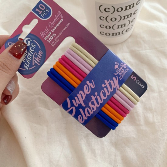 百搭彈力髮圈 創意多色髮圈 簡約馬尾髮圈 女孩必備髮飾