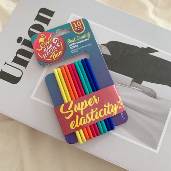 百搭彈力髮圈 創意多色髮圈 簡約馬尾髮圈 女孩必備髮飾