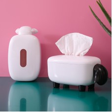 簡約小羊造型面紙盒 可愛綿羊造型抽取式衛生紙盒 面紙盒