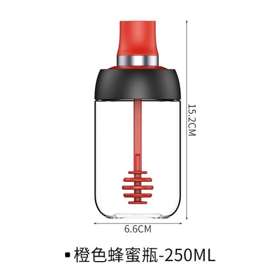 一體式玻璃調味瓶 廚房必備油刷 蜜蜂瓶 簡約調味罐