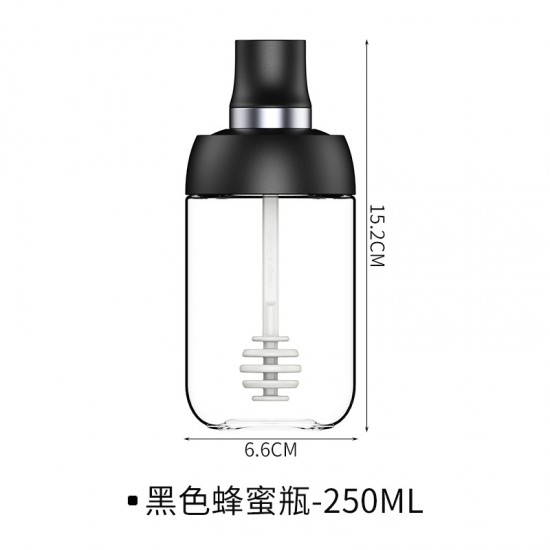 一體式玻璃調味瓶 廚房必備油刷 蜜蜂瓶 簡約調味罐