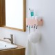 壁掛式牙刷置物架 多功能牙刷漱口杯收納架 牙刷架 浴室必備置物架