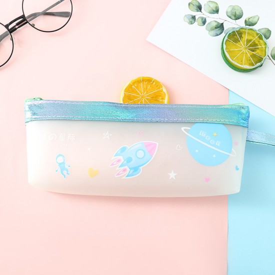 夢幻星球筆袋 創意學生大容量文具收納袋 拉鍊筆袋 文具用品