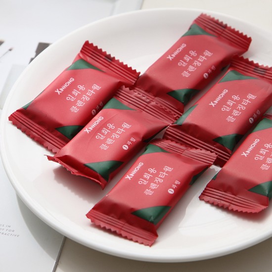 一次性壓縮毛巾 旅行必備壓縮洗臉毛巾 糖果造型壓縮毛巾 20個裝