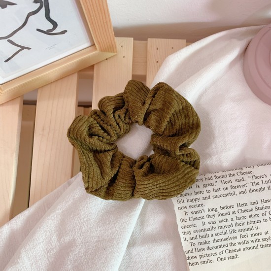 復古大腸髮圈 簡約造型髮圈 螺紋簡約大腸造型髮圈 橡皮筋