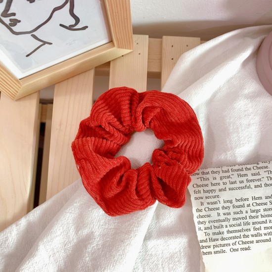 復古大腸髮圈 簡約造型髮圈 螺紋簡約大腸造型髮圈 橡皮筋