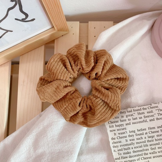 復古大腸髮圈 簡約造型髮圈 螺紋簡約大腸造型髮圈 橡皮筋