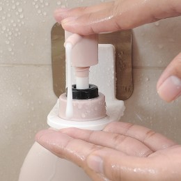 壁掛式按壓瓶掛勾 多用途瓶架 洗手乳沐浴乳掛架