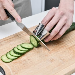 剝毛豆神器 創意不鏽鋼指甲套 剝殼工具 堅果剝殼神器