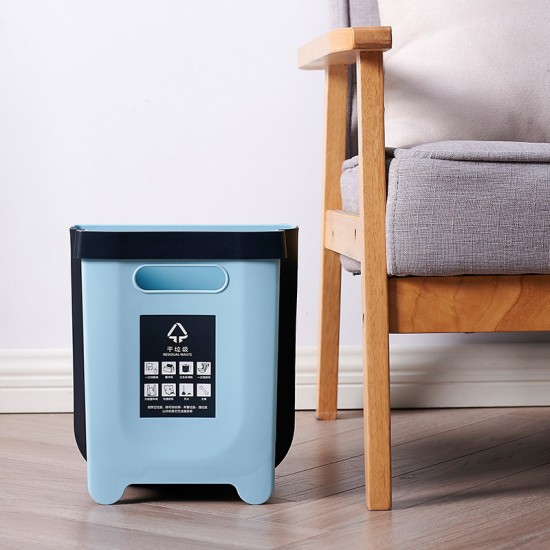 多功能摺疊伸縮垃圾桶 廚房必備廚餘桶 創意車用掛式垃圾桶