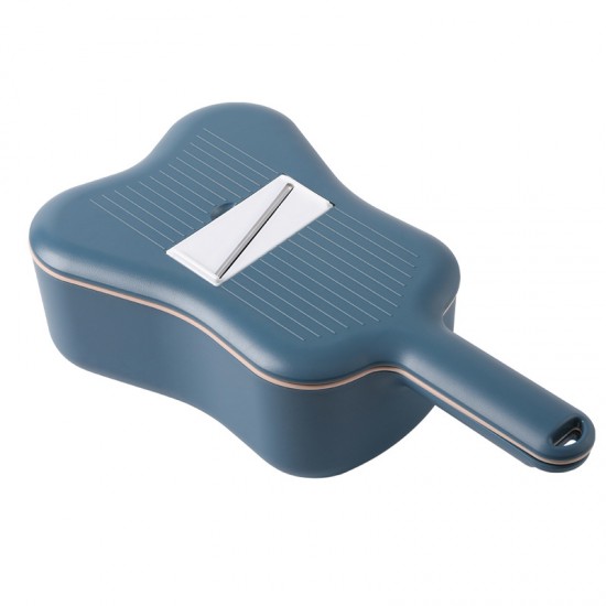 烏克麗麗造型切菜器 創意廚房多功能切菜神器 刨絲切片器 洗菜籃