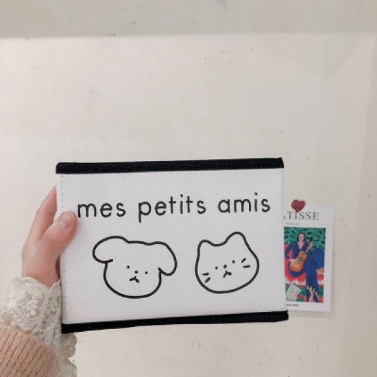 可愛折疊收納盒 簡約桌面雲朵笑臉小熊置物盒 創意多功能收納盒