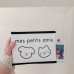 可愛折疊收納盒 簡約桌面雲朵笑臉小熊置物盒 創意多功能收納盒