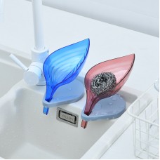 樹葉瀝水肥皂架 創意葉子造型肥皂盒 多功能瀝水收納架 置物架 香皂架