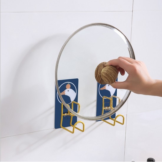 壁掛式臉盆掛勾 多用途收納掛勾 浴室廚房必備多功能掛架