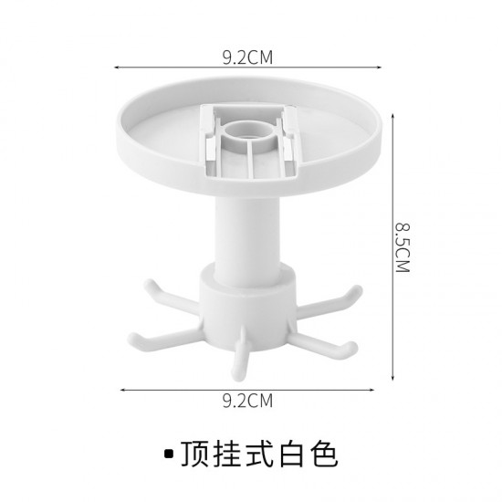 旋轉廚具收納掛勾 創意壁掛式鍋鏟刀具掛架 簡約廚房掛勾