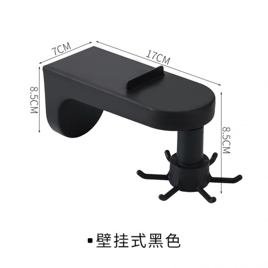 旋轉廚具收納掛勾 創意壁掛式鍋鏟刀具掛架 簡約廚房掛勾