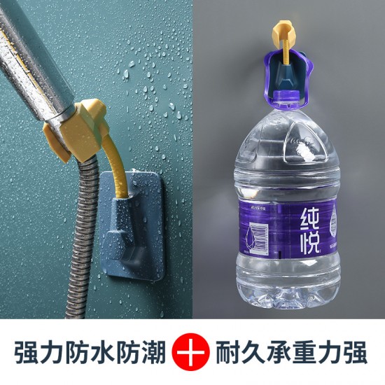 蓮蓬頭調整支架 浴室淋浴必備調整支架 黏貼式360度調節掛架