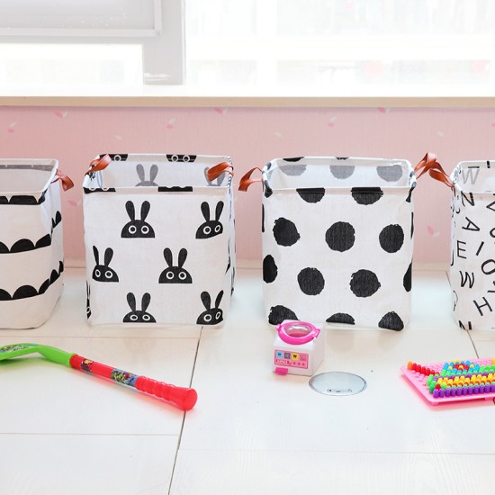 棉麻布藝收納籃 小清新收納籃 創意玩具收納籃 居家必備髒衣籃