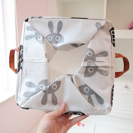 棉麻布藝收納籃 小清新收納籃 創意玩具收納籃 居家必備髒衣籃