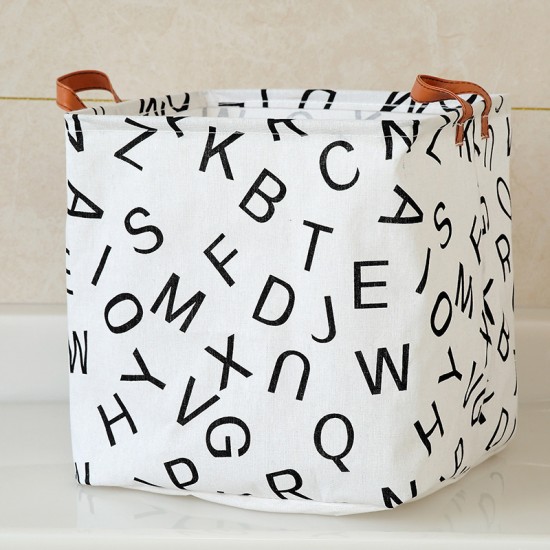 棉麻布藝收納籃 小清新收納籃 創意玩具收納籃 居家必備髒衣籃