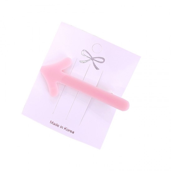 創意箭頭造型瀏海夾 簡約純色箭頭鴨嘴夾 創意頭飾 髮夾