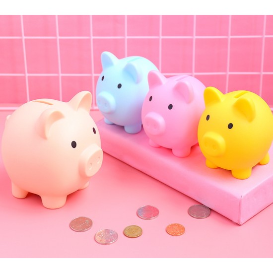 小豬造型存錢筒 創意多色可愛小豬存錢筒 小豬公 耐摔存錢筒