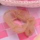 格紋布大腸髮圈 創意透明網紗格紋大腸圈 少女必備髮飾 馬尾髮圈