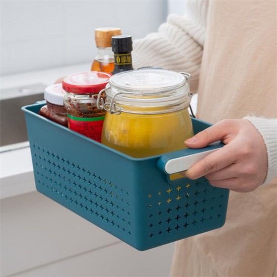 手提鏤空收納籃 創意居家必備收納籃 多功能鏤空置物籃