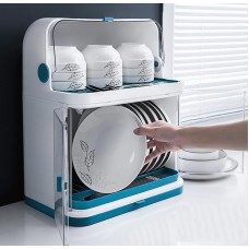 廚房餐具收納架 多功能碗盤餐具收納整理櫃 簡約廚房收納櫃 置物架