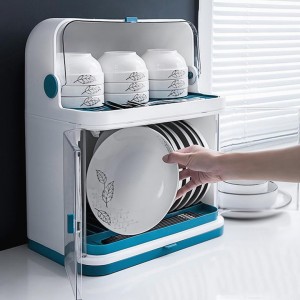 廚房餐具收納架 多功能碗盤餐具收納整理櫃 簡約廚房收納櫃 置物架