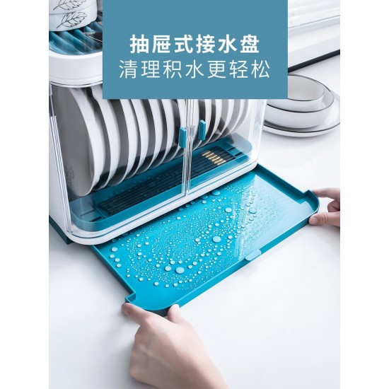 廚房餐具收納架 多功能碗盤餐具收納整理櫃 簡約廚房收納櫃 置物架