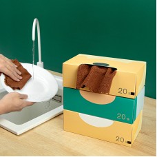 抽取式清潔抹布 廚房必備盒裝抽取式洗碗布 非一次性抹布 乾濕兩用