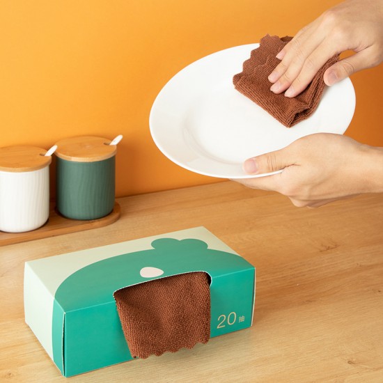 抽取式清潔抹布 廚房必備盒裝抽取式洗碗布 非一次性抹布 乾濕兩用