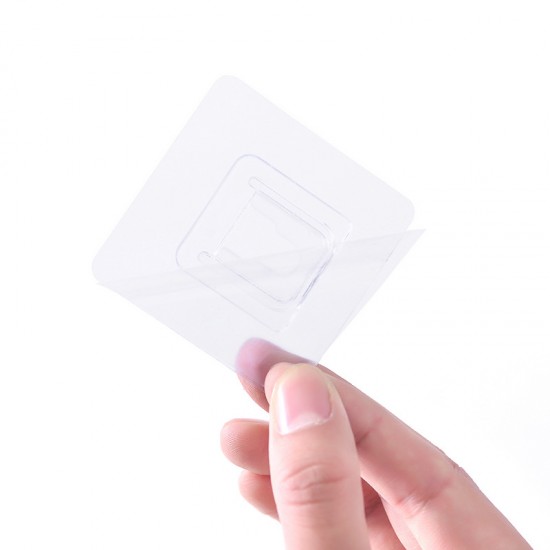 透明U型卡扣掛勾 卡扣置物架掛勾 壁掛式黏貼U型卡扣 掛鈎