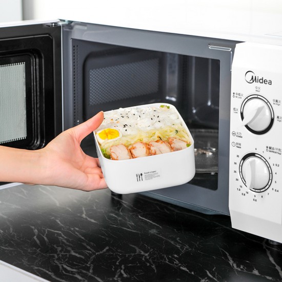 食物保鮮收納盒 野餐必備便當盒 簡約密封保鮮盒 冰箱保鮮盒