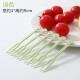 創意造型水果叉 50支裝塑膠水果叉 塑膠牙籤 居家必備水果叉