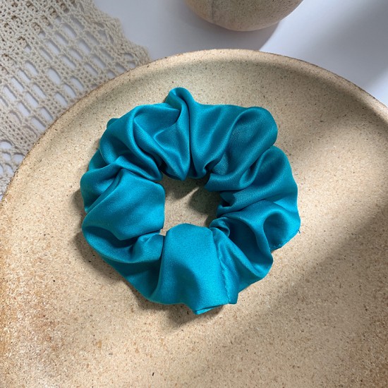 純色大腸髮圈 簡約素色百搭氣質髮圈 少女必備大腸髮圈 緞面髮束