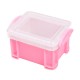 粉色迷你首飾盒 少女必備小號收納整理箱 迷你粉色糖果盒 文具收納盒