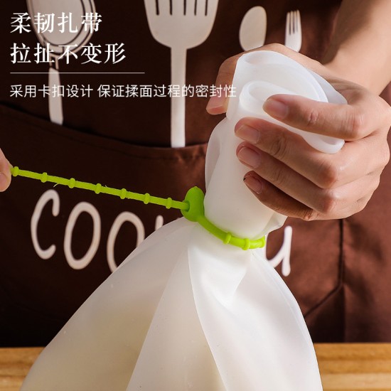 耐高溫矽膠揉面團袋 創意揉麵團神器 醒發麵團袋 烘焙必備