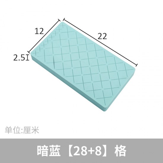 矽膠口紅收納架 桌面化妝品唇膏口紅收納盒 創意口紅多格收納架