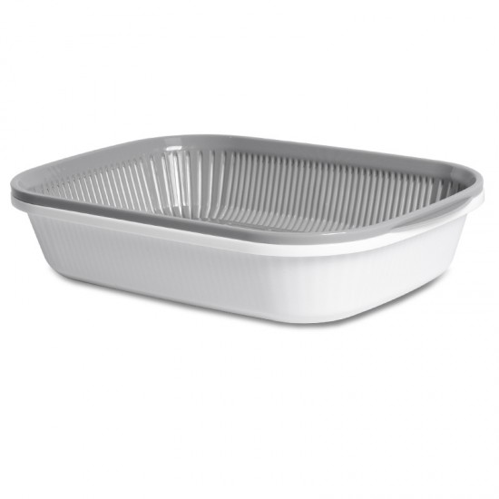 簡約雙層瀝水籃 蔬果塑膠洗菜籃 居家必備水果盤 雙層水果籃