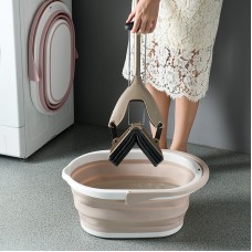 摺疊拖把水桶 可折疊儲水桶 手提塑膠水桶 居家清潔必備水桶 超省空間