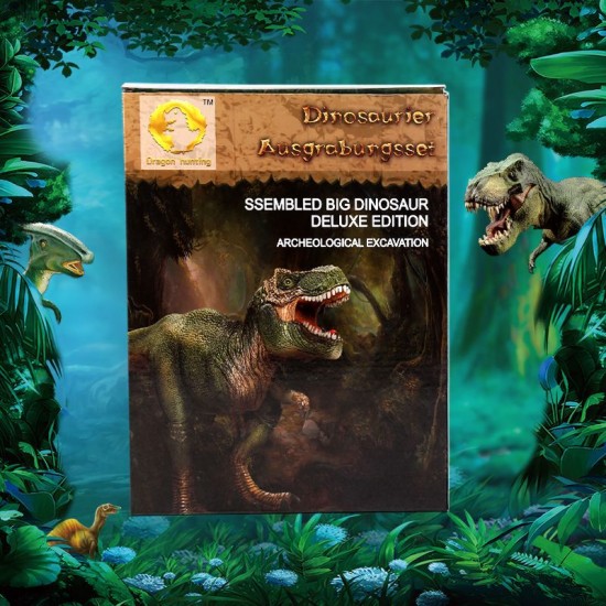 恐龍化石考古玩具 手工DIY益智考古恐龍化石拼裝玩具 考古學家