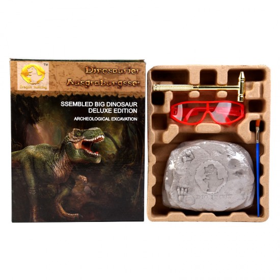 恐龍化石考古玩具 手工DIY益智考古恐龍化石拼裝玩具 考古學家