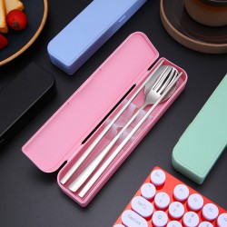 不鏽鋼餐具三件組 304不鏽鋼餐具組 外出必備環保餐具組 盒裝餐具三件組 不鏽鋼餐具三件組 304不鏽鋼餐具組 外出必備環保餐具組 盒裝餐具三件組