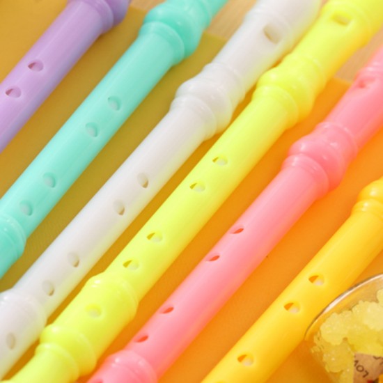 迷你直笛造型中性筆 創意造型中性筆 辦公學生必備原子筆 0.5mm黑色中性筆 迷你直笛造型中性筆 創意造型中性筆 辦公學生必備原子筆 0.5mm黑色中性筆